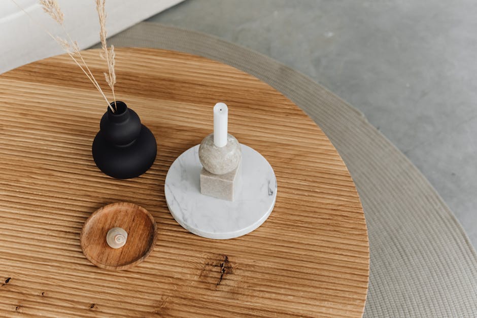 Creëer sfeer met een ronde salontafel in de woonkamer